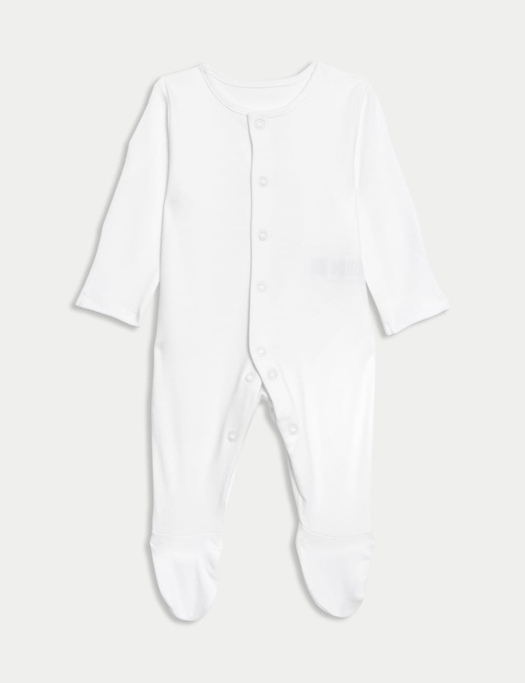 3pk Pure Cotton Sleepsuits (0-3 Yrs) 2 of 7