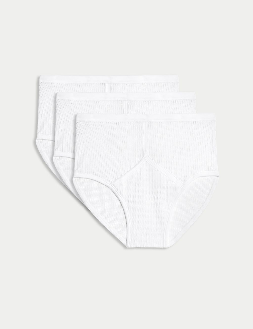 3pk Pure Cotton StayNew™ Mesh Briefs 3 of 3