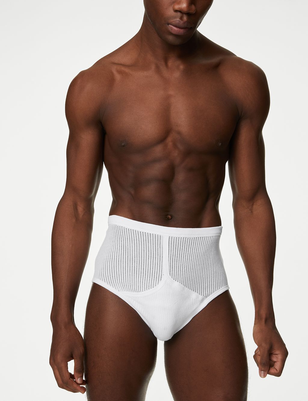 3pk Pure Cotton StayNew™ Mesh Briefs 1 of 3