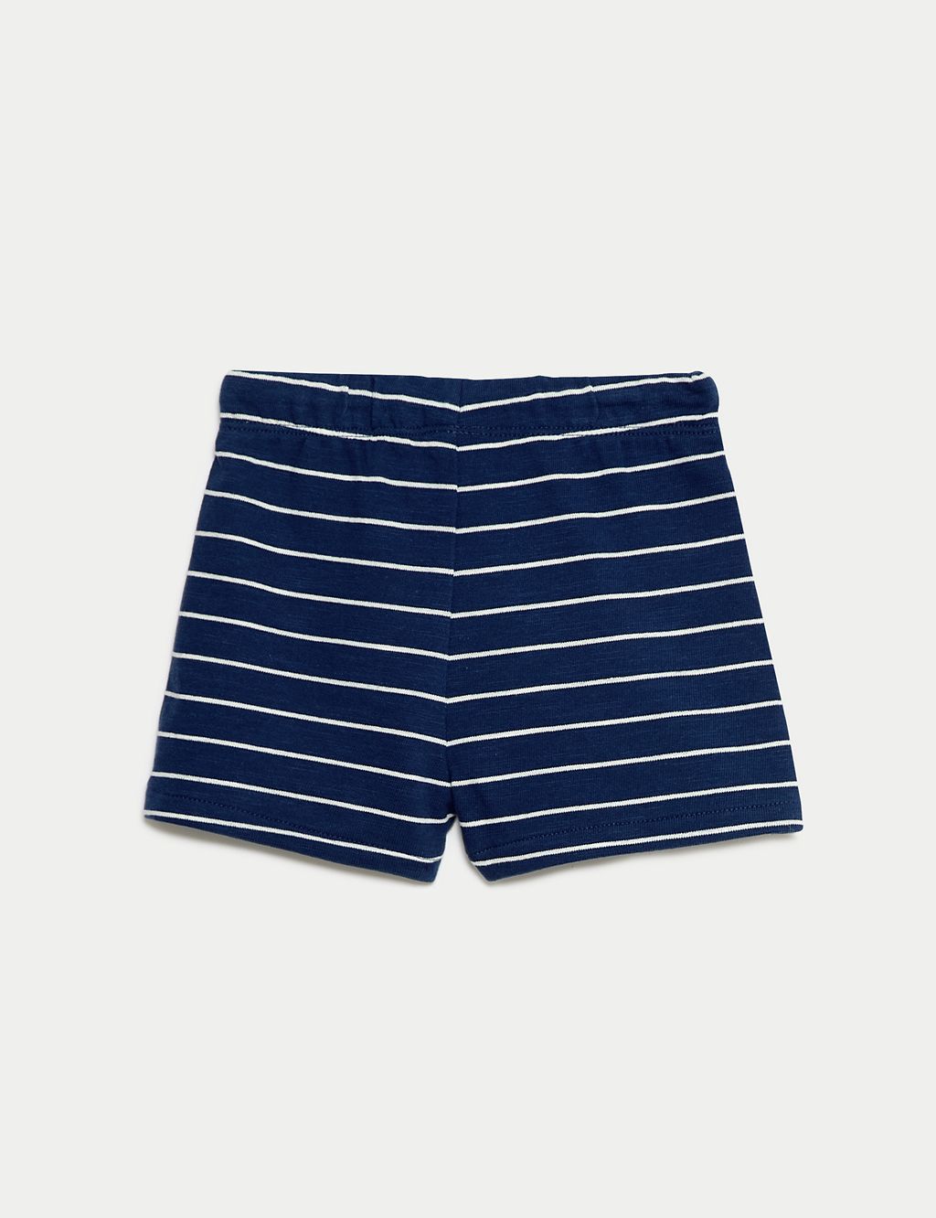 3pk Pure Cotton Striped Shorts (0-3 yrs) 2 of 4