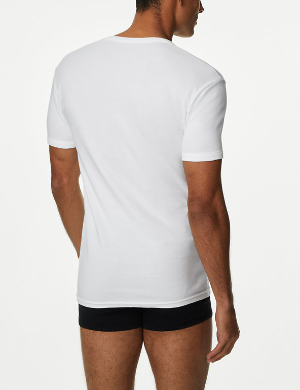 Premium Cotton T-Shirt Vest Marks & Spencer Men Clothing Underwear Vests 