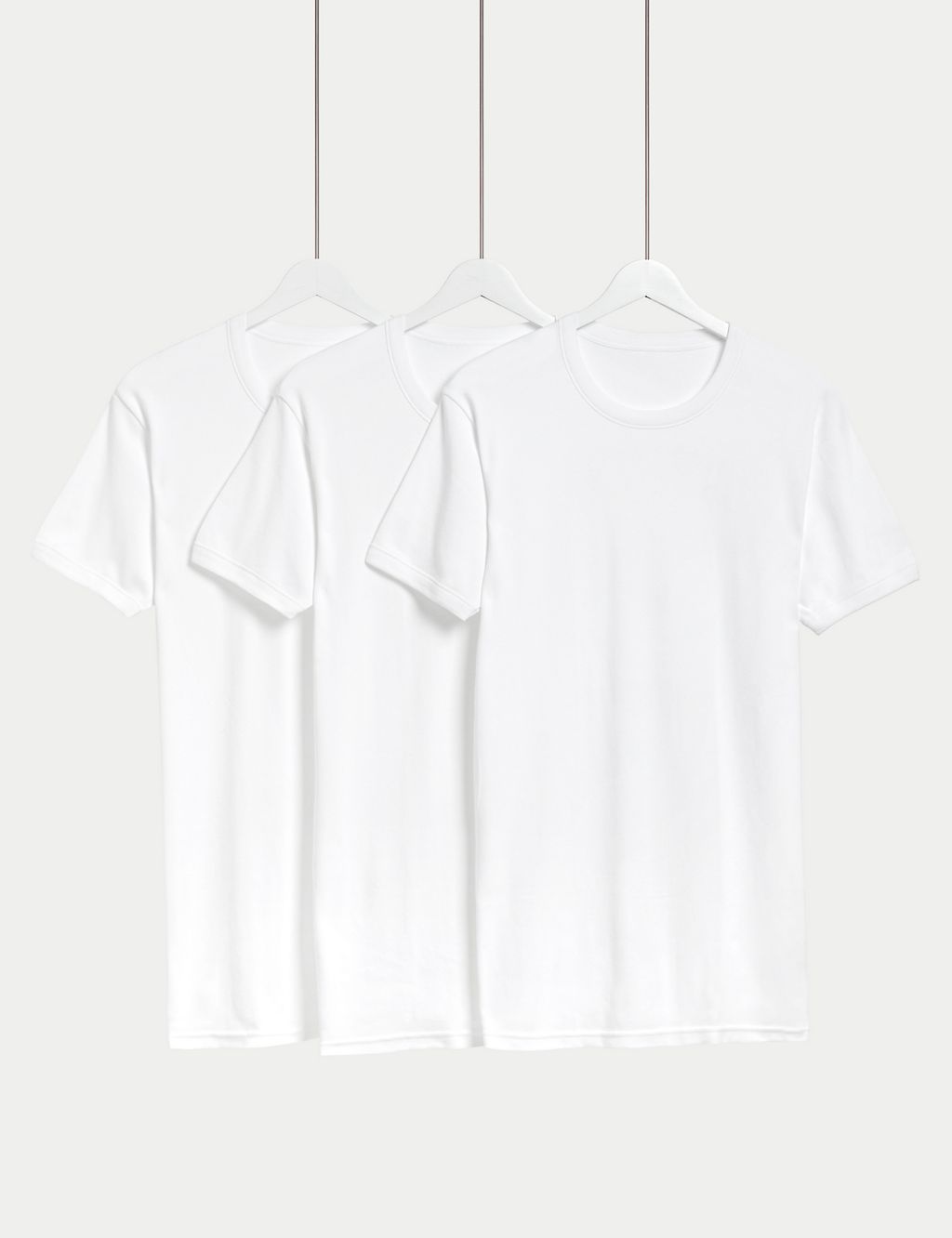3pk Pure Cotton T-Shirt Vests 3 of 3