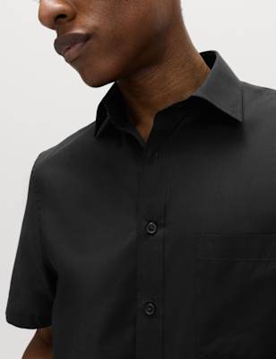 mens short sleeve shirts marks and spencer