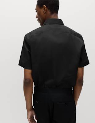 mens short sleeve shirts marks and spencer