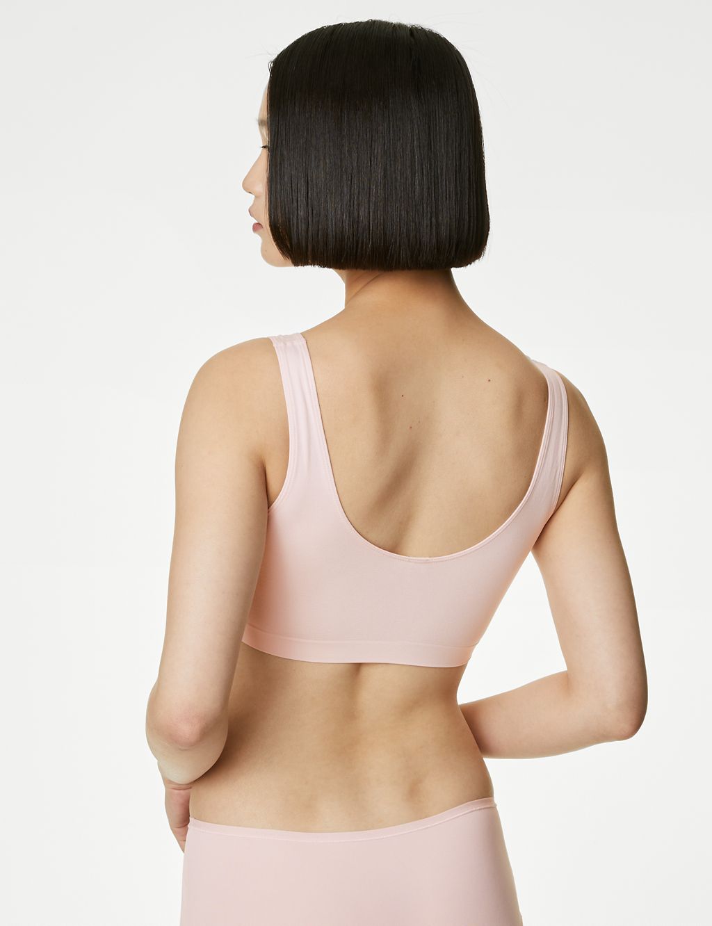3pk Seamless Non Wired Crop Tops 6 of 7