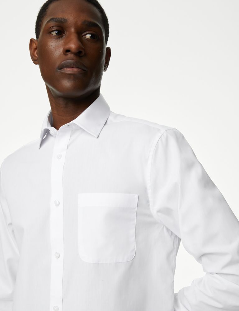 Luxury Hot Men Slim Fit Shirts Long Sleeve Dress Shirt Casual T-Shirt Formal