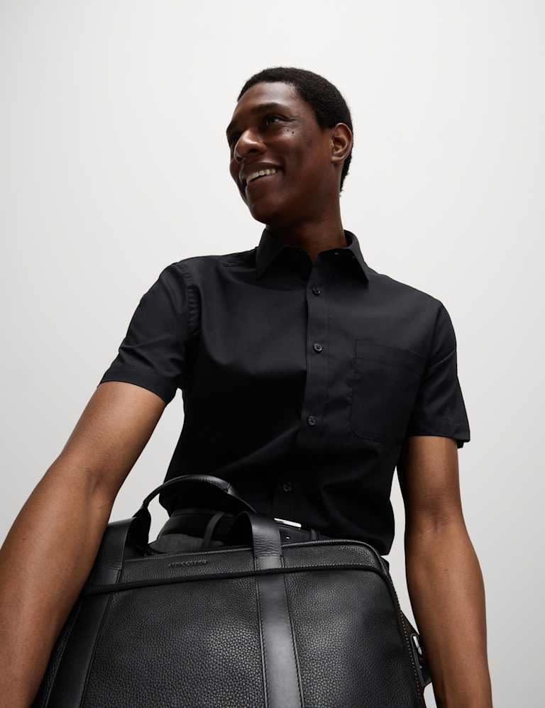 Short sleeve shirts m&s discount