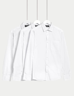 m and s slim fit shirts