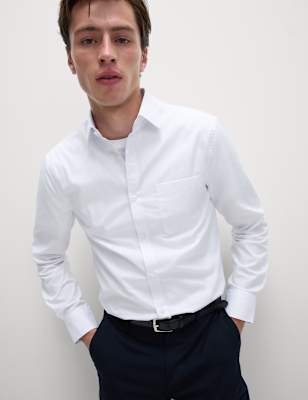 difference between slim fit and tailored fit shirts m&s