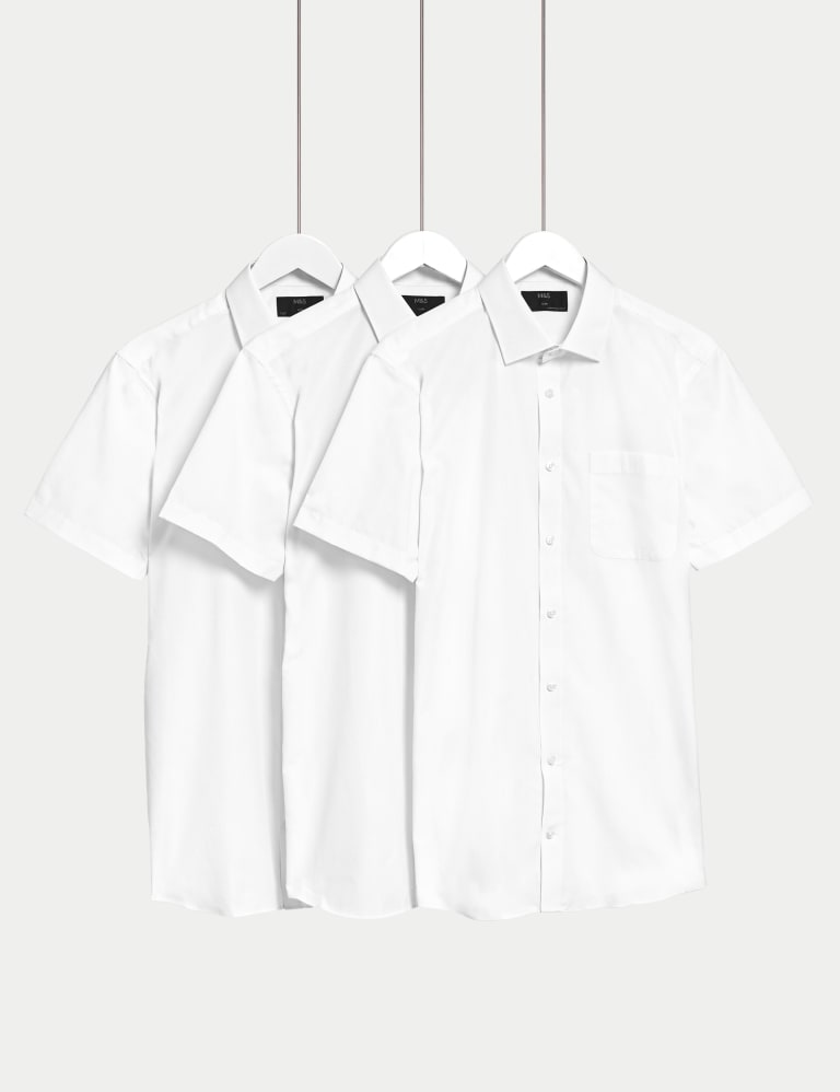 Marks and spencer mens short sleeve casual shirts hotsell