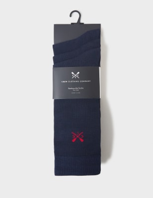 3pk Socks | Crew Clothing | M&S