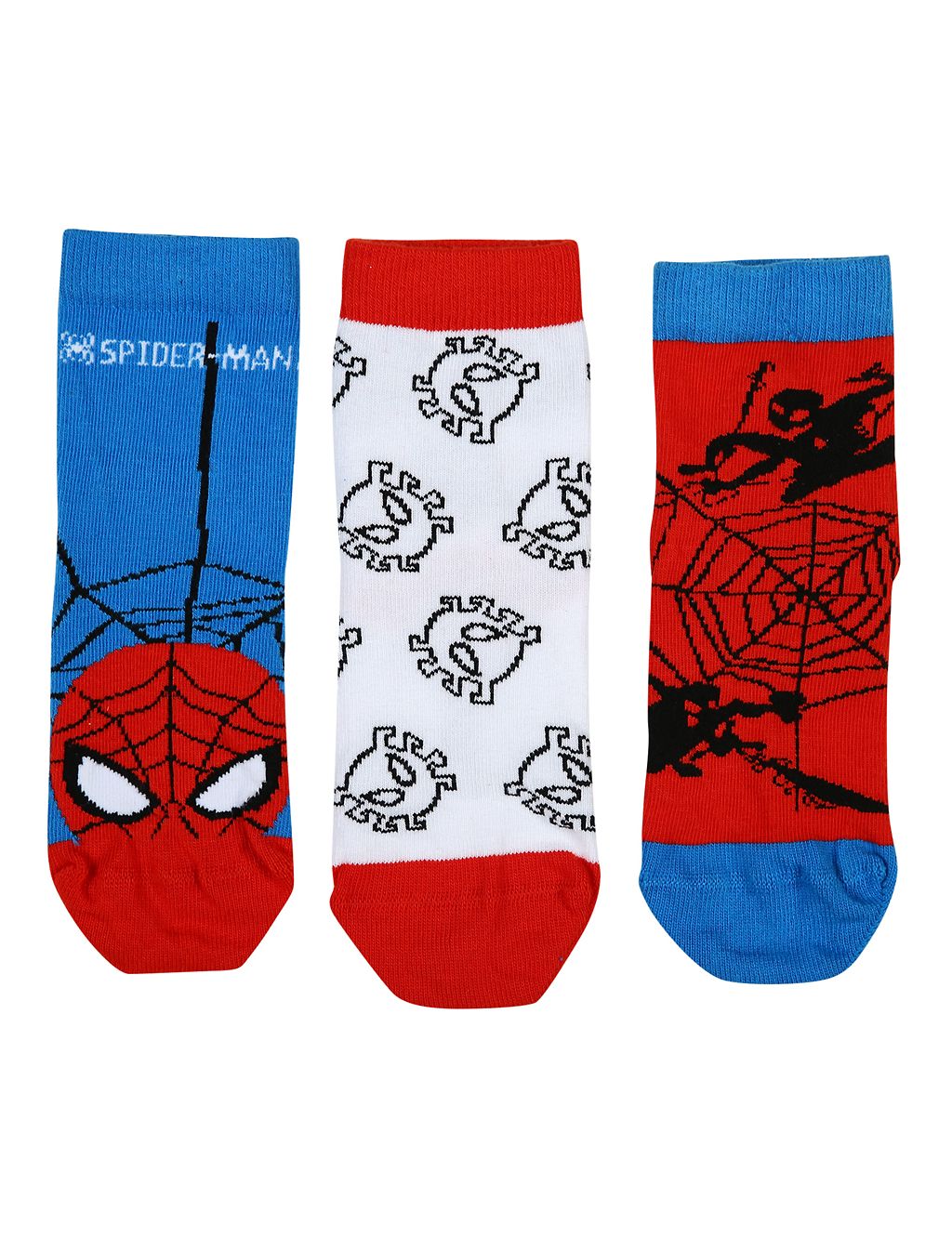 3pk Spider Man Socks 2 of 3