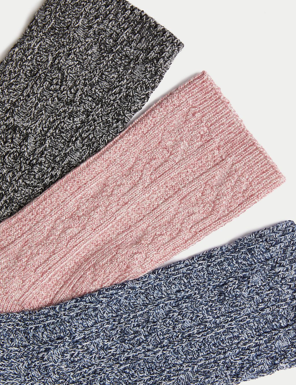 3pk Sumptuously Soft™ Thermal Socks 2 of 3