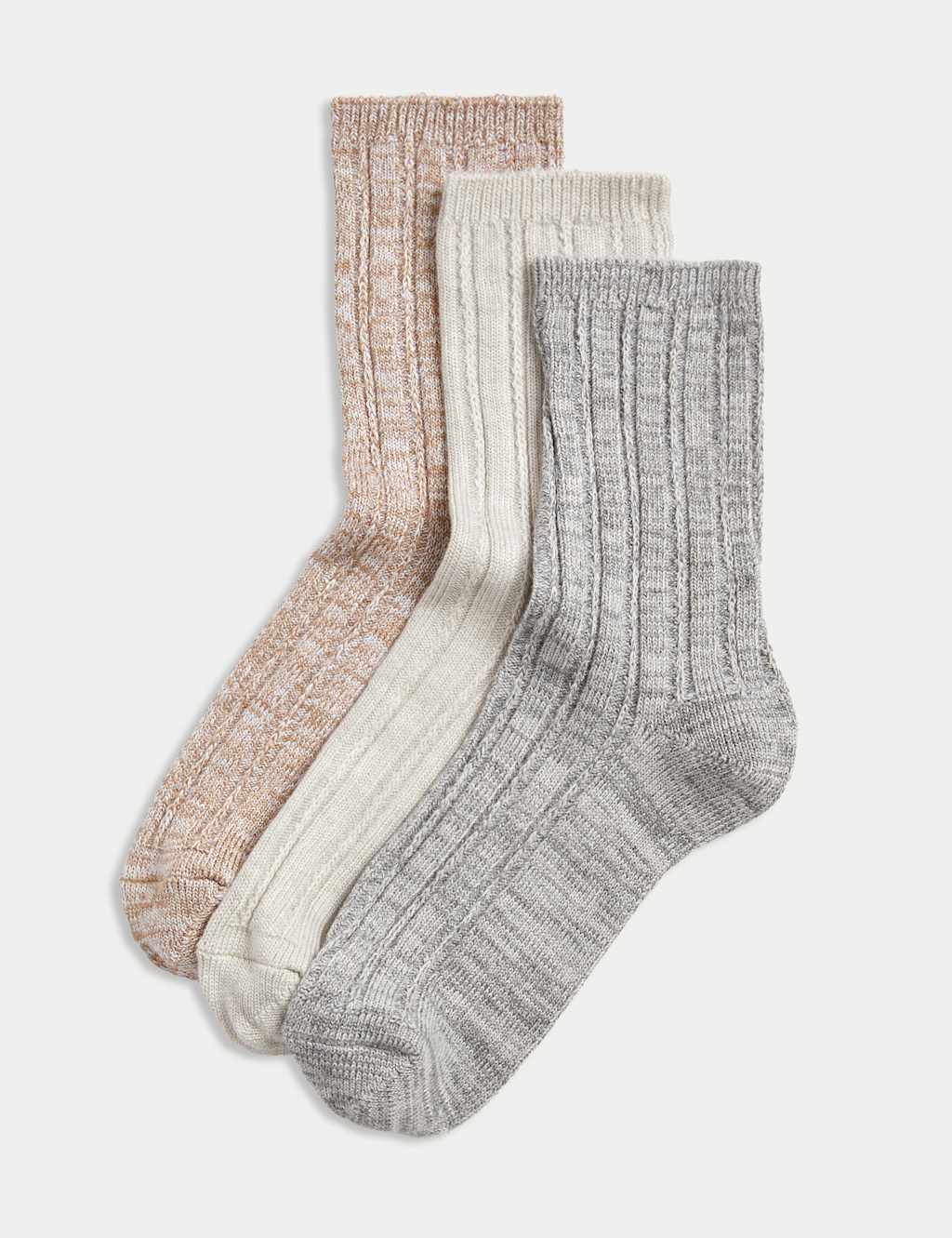 6 Pair Plus Size Womens Thermal Winter Socks, Warm Brushed