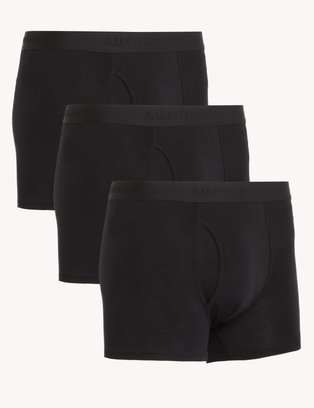 3pk Supima® Cotton Blend Trunks | Autograph | M&S