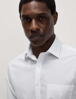 difference between slim fit and tailored fit shirts m&s