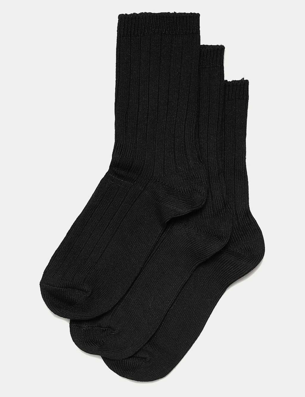 3pk Thermal Sumptuously Soft™ Ankle High Socks 1 of 2