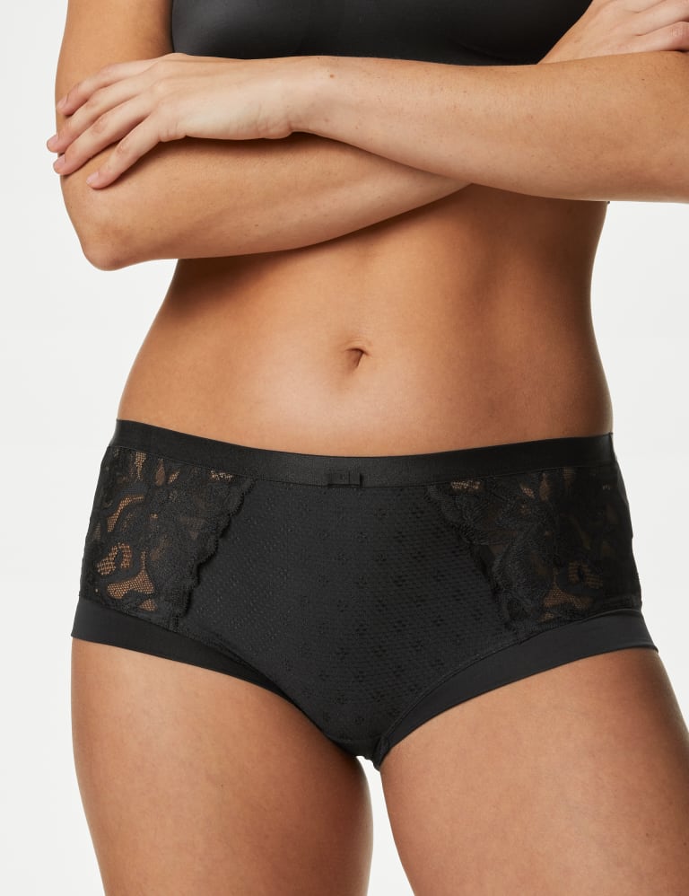 Black hotsell knicker shorts