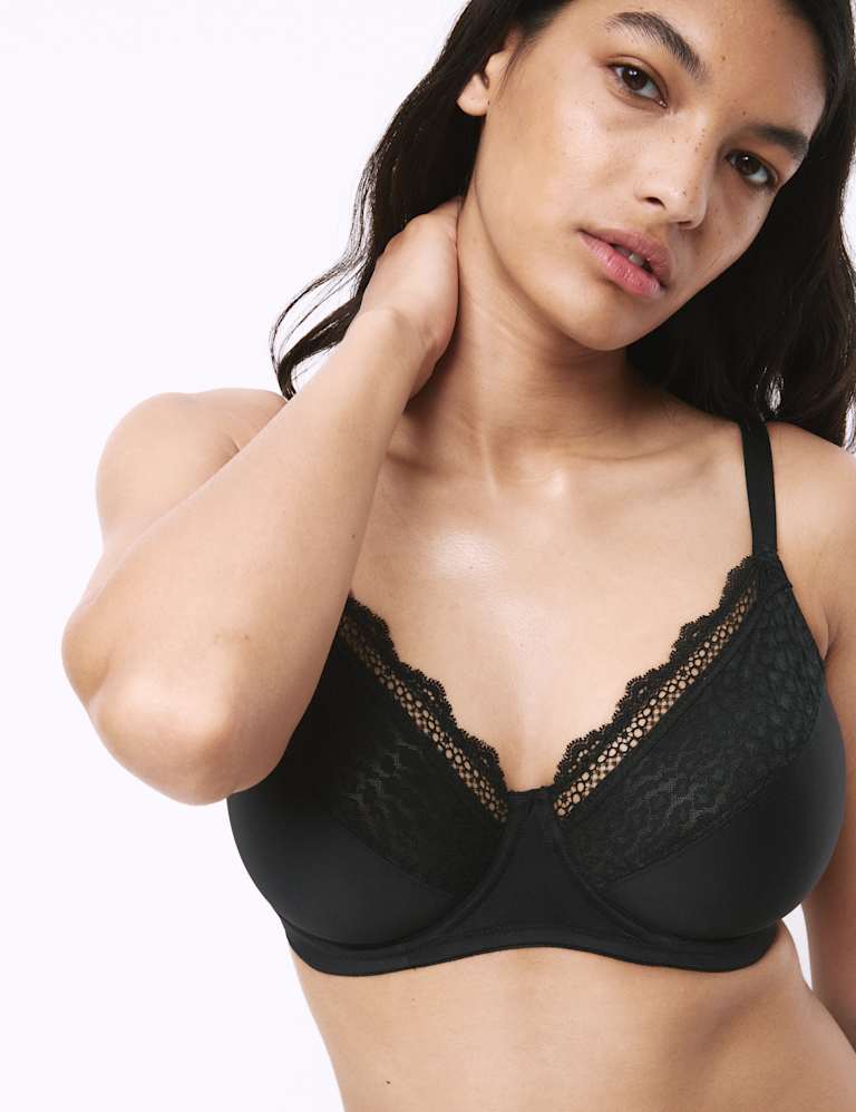 3pk Wired Full Cup Minimiser Bras C-H, M&S Collection