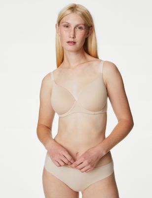 MARKS & SPENCER M&S 3pk Cotton Wired Plunge T-Shirt Bras A-E - T33/0308P  2024, Buy MARKS & SPENCER Online