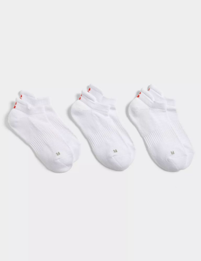 3pk Workout Cotton Rich Trainer Socks 1 of 1