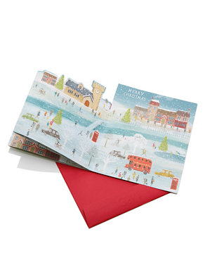 4 3D Festive Village Christmas Multipack Cards Image 2 of 5