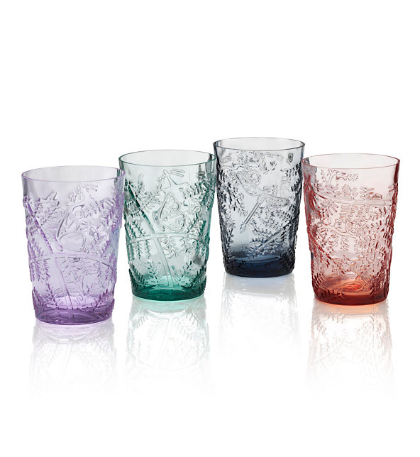 4 Butterfly Tumblers Image 1 of 1