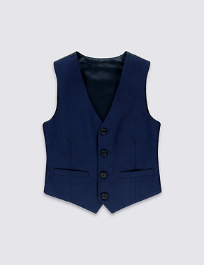 4 Button Waistcoat (3-14 Years) Image 2 of 4