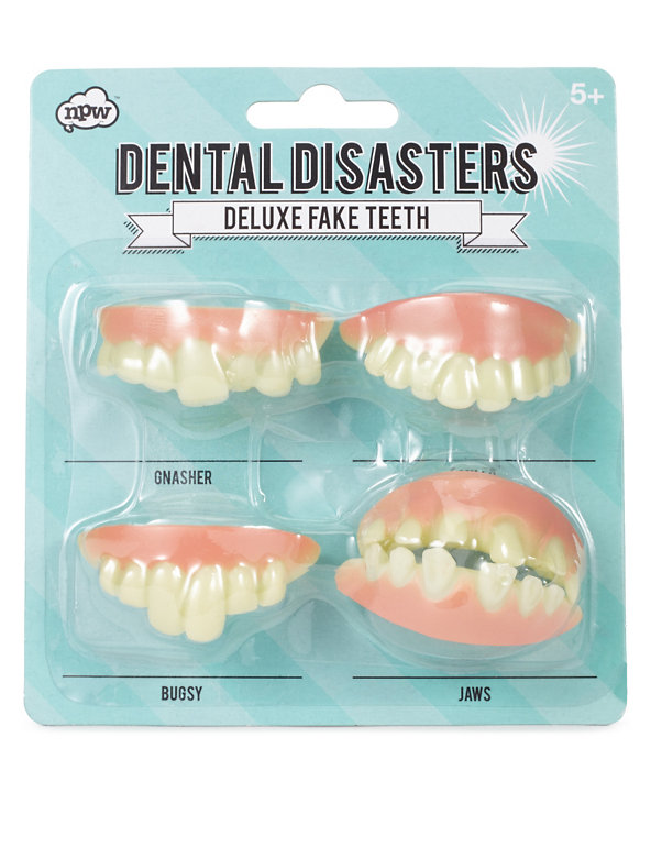 4 Fake Teeth Set Image 1 of 2