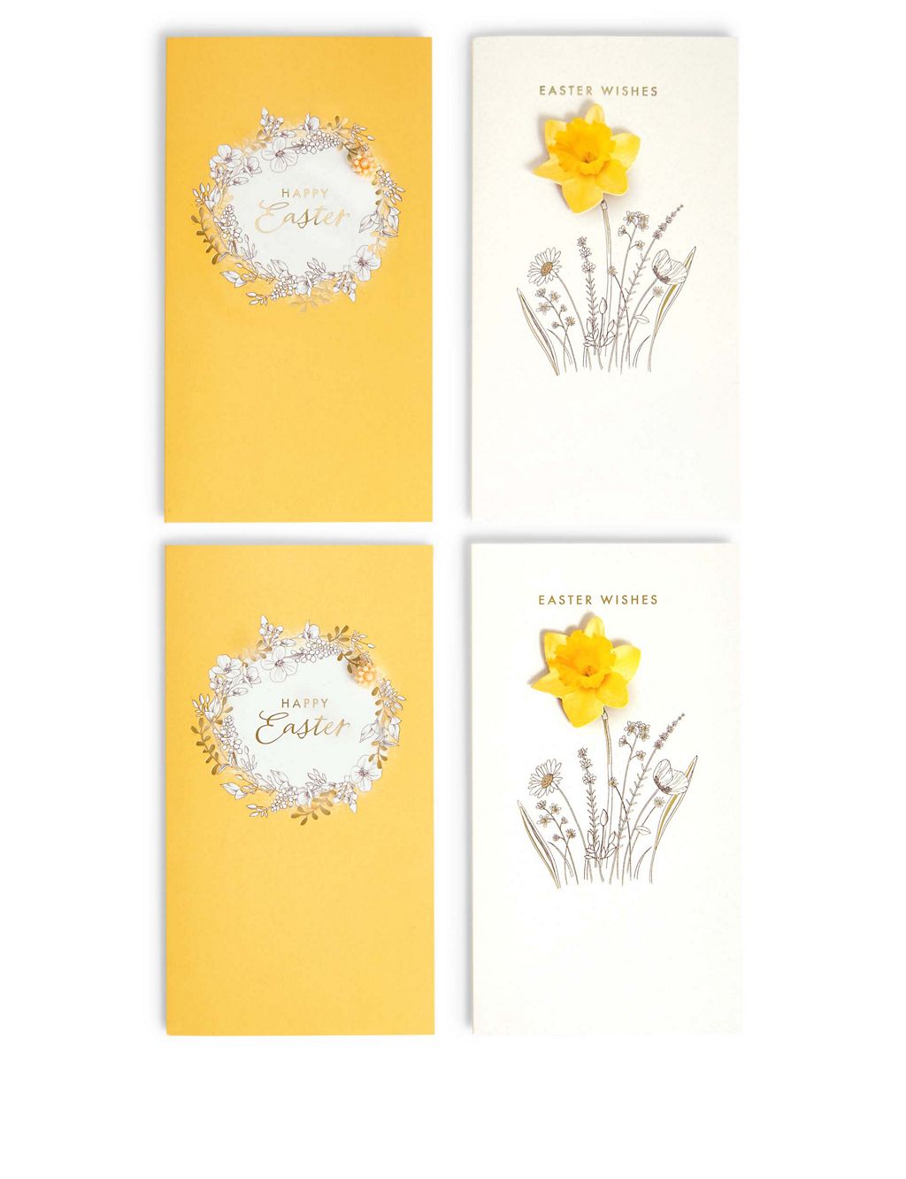 4 Floral Easter Wishes Multipack Cards 3 of 8