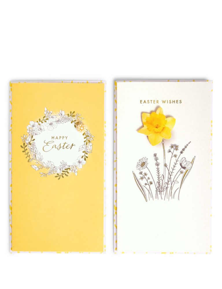 4 Floral Easter Wishes Multipack Cards 6 of 8