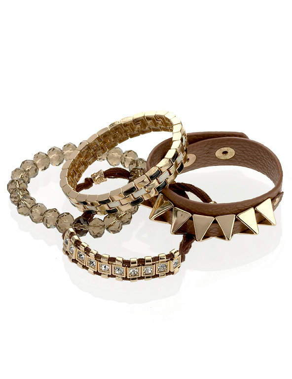 4 Jewel & Enameled Bracelets Image 1 of 1