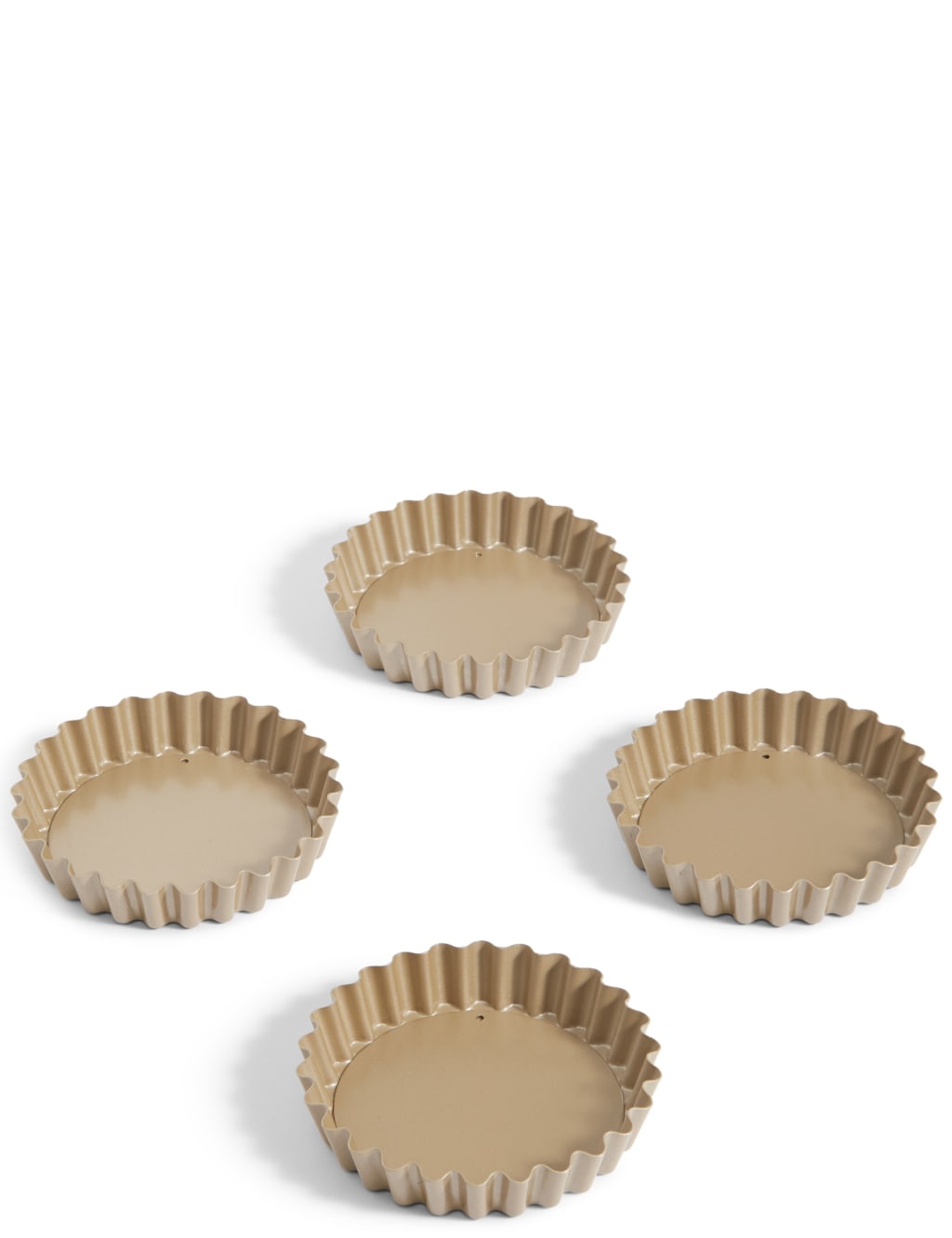 4 NonStick Mini Tartlet Tins M&S