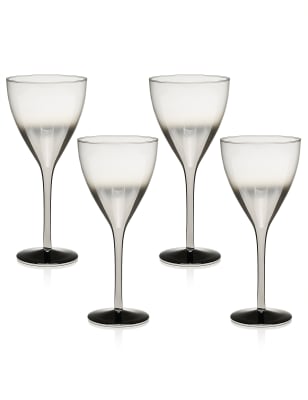 4 Ombre Wine Glasses Mands