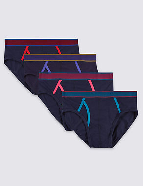 4 Pack Cool & Fresh™ Stretch Briefs Image 2 of 3