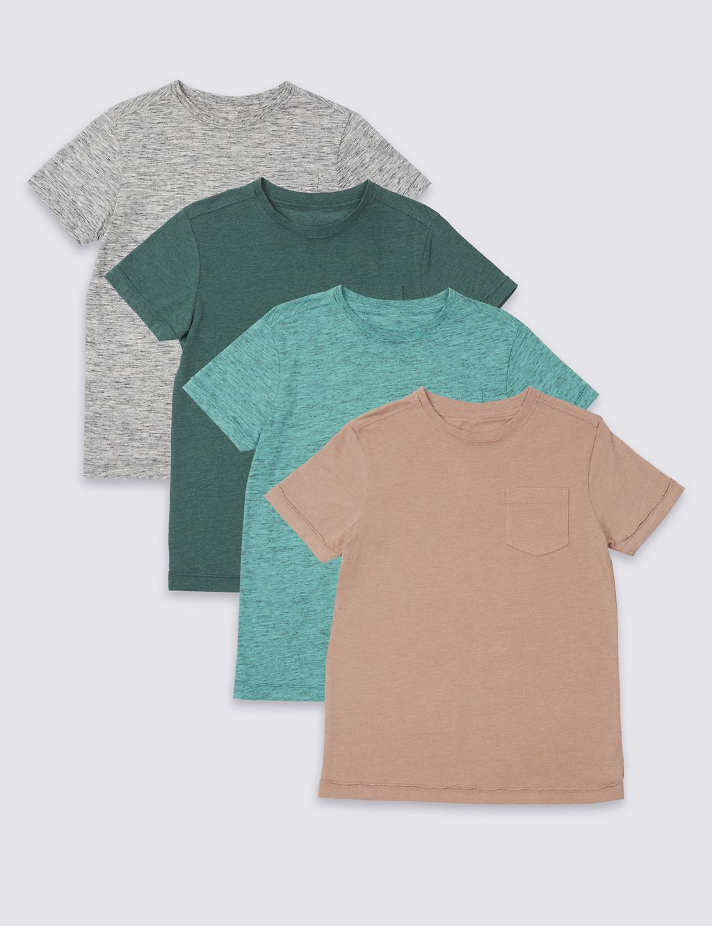 4 Pack Cotton Rich Tops (3-16 Years) 3 of 7