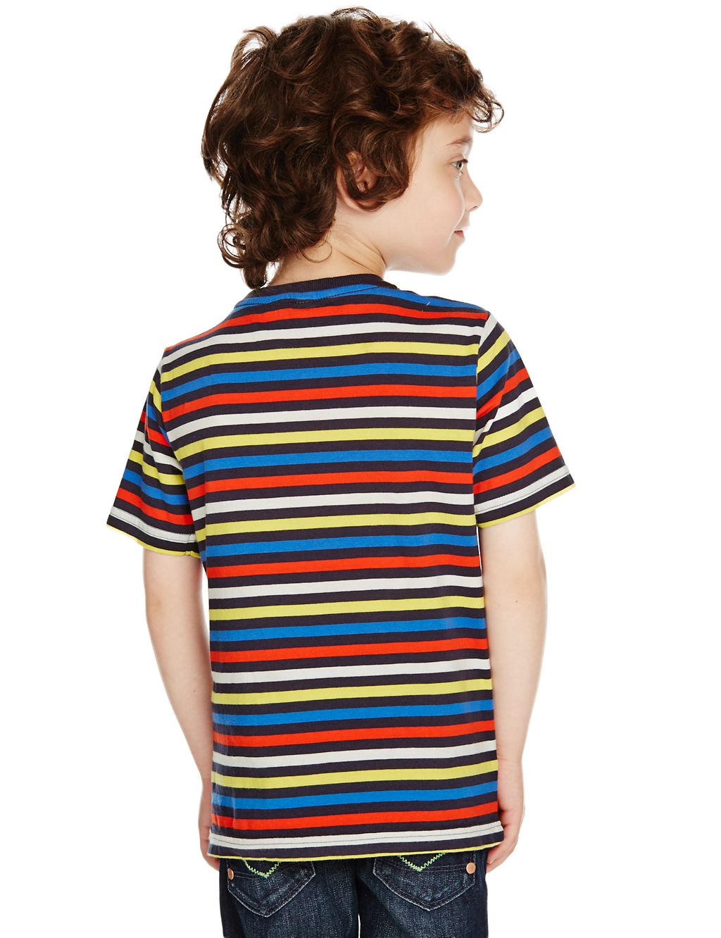 4 Pack Pure Cotton Assorted T-Shirts (1-7 Years) 2 of 9