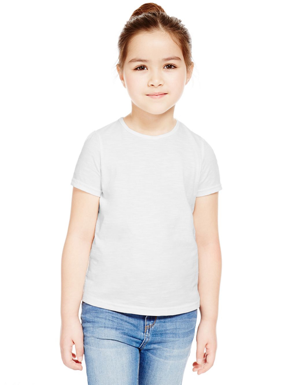 4 Pack Pure Cotton Assorted T-Shirts with StayNEW™ (1-7 Years) 4 of 9