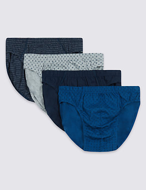 4 Pack Pure Cotton Cool & Fresh™ Assorted Slips with StayNEW™ Image 2 of 3