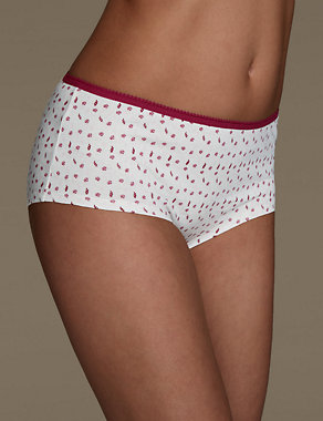 4 Pack Pure Cotton Low Rise Shorts Image 2 of 4