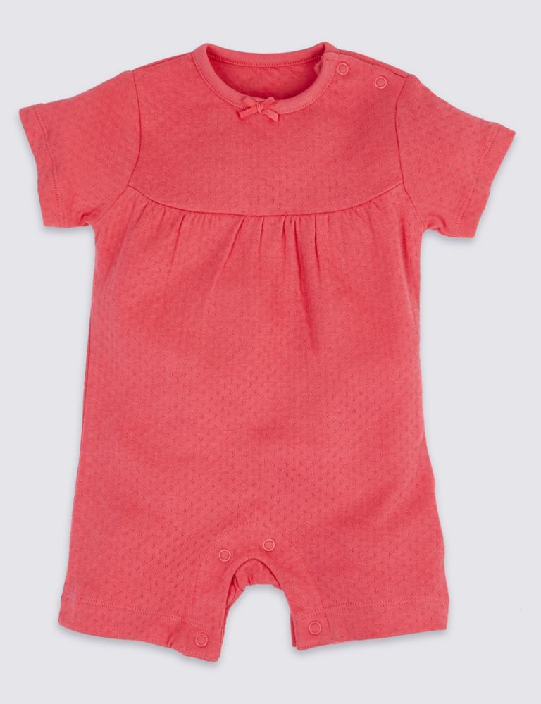 4 Pack Pure Cotton Rompers 5 of 7