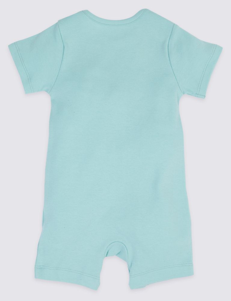 4 Pack Pure Cotton Rompers 6 of 7