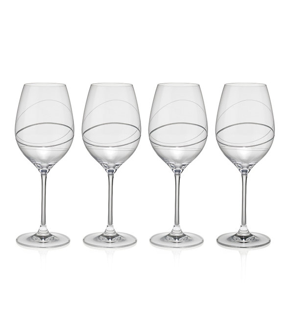 4 Pack Spiro Red Wine Glasses Image 1 of 2