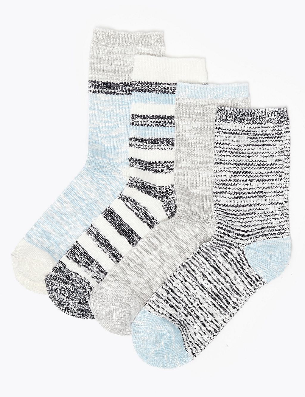 4 Pack Sumptuously Soft Ankle Socks | M&S Collection | M&S
