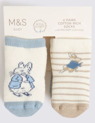 peter rabbit baby socks