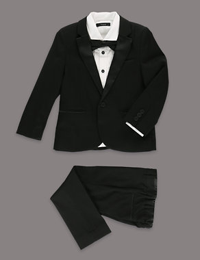 4 Piece Supercrease™ Tuxedo Outfit (1-7 Years) Image 2 of 7
