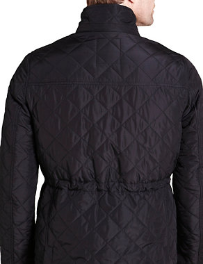 4 Pockets Funnel Neck Quilted Jacket with Stormwear™ Image 2 of 5