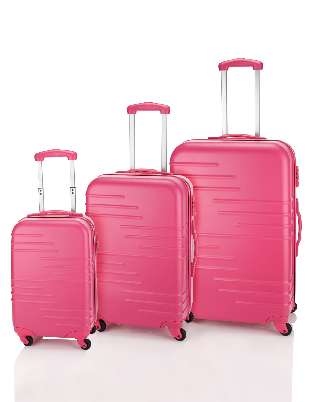 4 Wheel Hard Shell Cabin Suitcase M&S Collection M&S