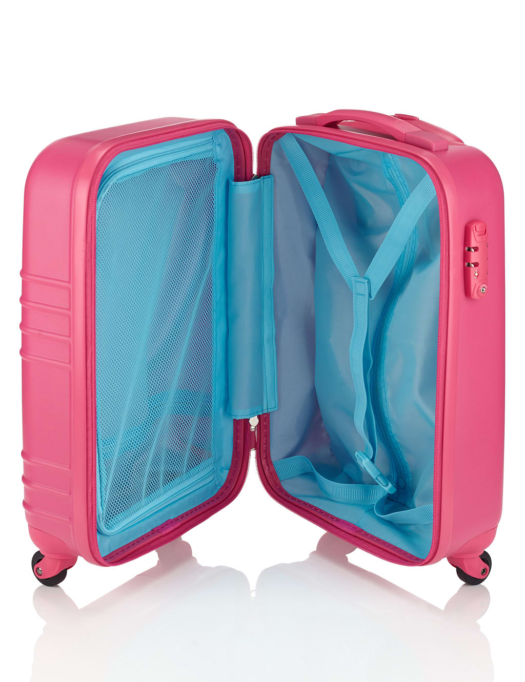 4 Wheel Hard Shell Cabin Suitcase M&S Collection M&S
