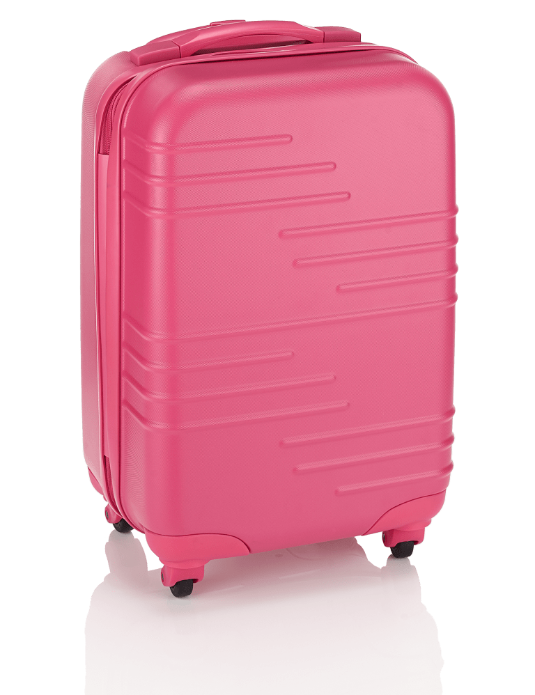 4 Wheel Hard Shell Cabin Suitcase M S Collection M S